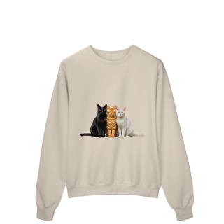 Nome do produto Moleton fechado Gato Colors