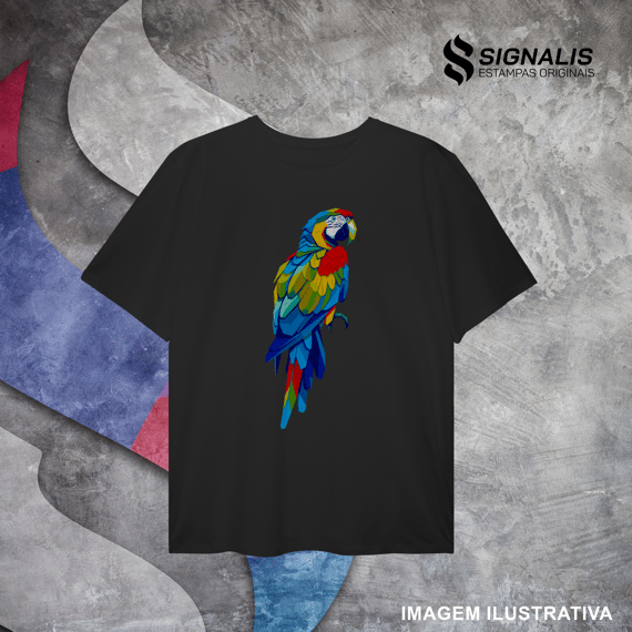 Camiseta Plus Size Arara Colors