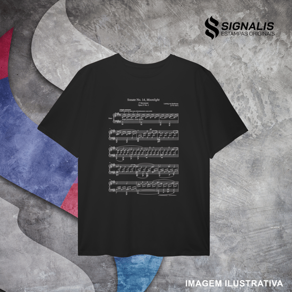 Camiseta Plus Size Sonata ao Luar