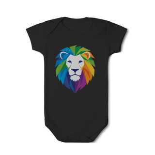 Nome do produto Body Infantil Leão Colors