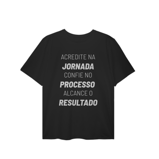 Nome do produto Camiseta Plus Siza Jornada Processo Resultado
