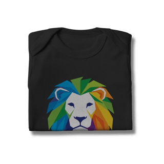 Nome do produto Body Infantil Leão Colors