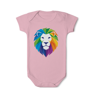 Body Infantil Leão Colors