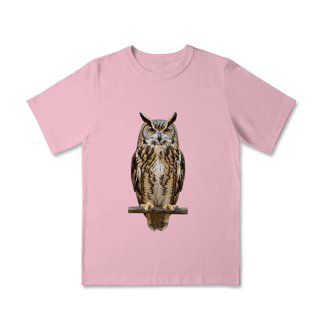 Nome do produto Camiseta Infantil Coruja Colors