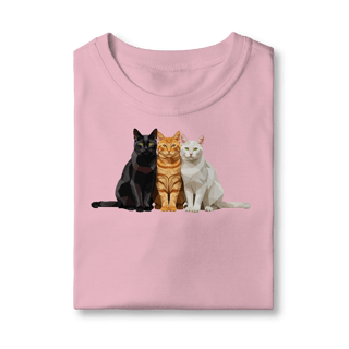 Nome do produto Camiseta Infantil Gato Colors