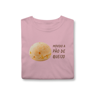 Nome do produto Camiseta Movido Pão de Queijo