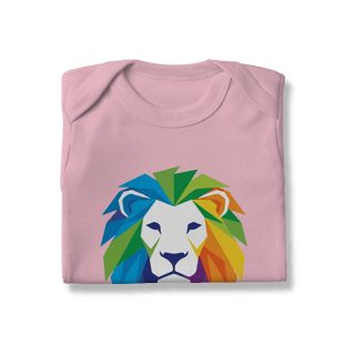 Nome do produto Body Infantil Leão Colors