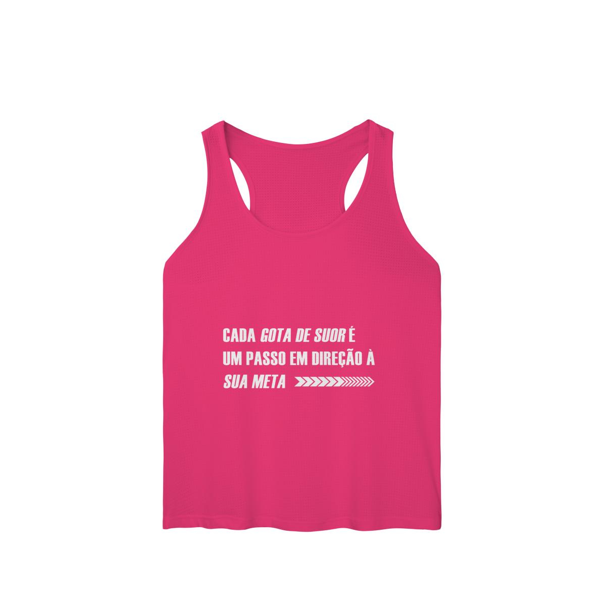 Nome do produto: Regata Fem Dry UV Cada Gota de Suor