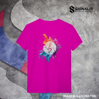 Nome do produto Camiseta Quality Clave de Sol Splash