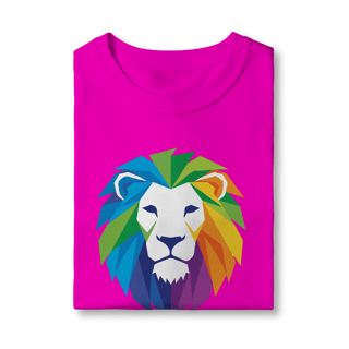 Nome do produto Camiseta Infantil Leão Colors