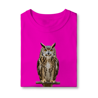 Nome do produto Camiseta Infantil Coruja Colors