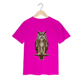 Nome do produto Camiseta Infantil Coruja Colors