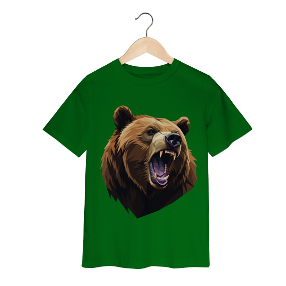Camiseta Infantil Urso Colors