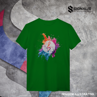 Nome do produto Camiseta Quality Clave de Sol Splash