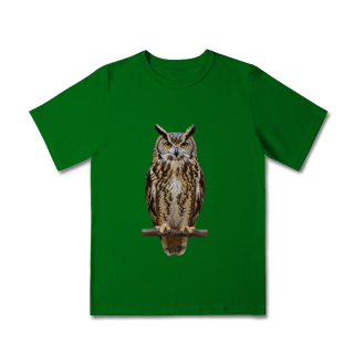 Nome do produto Camiseta Infantil Coruja Colors
