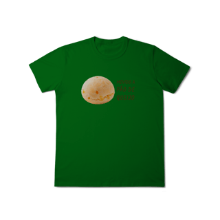 Nome do produto Camiseta Movido Pão de Queijo