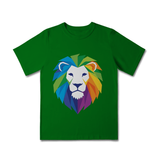 Nome do produto Camiseta Infantil Leão Colors