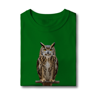 Nome do produto Camiseta Infantil Coruja Colors