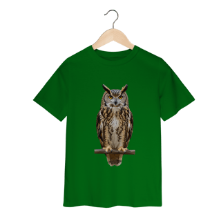 Nome do produto Camiseta Infantil Coruja Colors