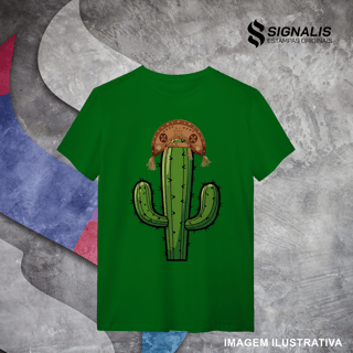 Nome do produto Camiseta Quality Cacto com Chapéu