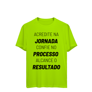 Nome do produto Camiseta Dry UV Jornada Processo Resultado