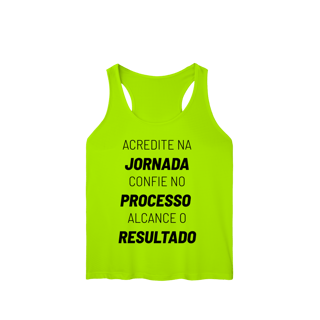 Nome do produto Regata Fem Dry UV Jornada Processo Resultado