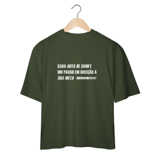 Nome do produto Camiseta Oversized Cada Gota de Suor