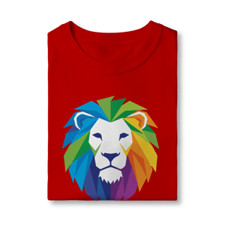 Nome do produto Camiseta Infantil Leão Colors