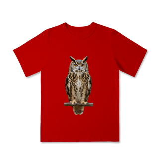 Nome do produto Camiseta Infantil Coruja Colors