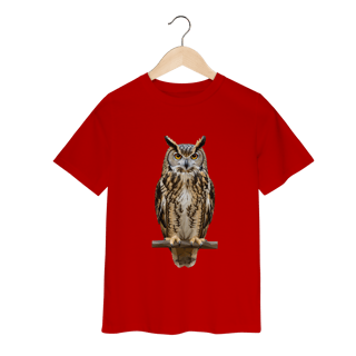Nome do produto Camiseta Infantil Coruja Colors