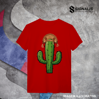 Nome do produto Camiseta Quality Cacto com Chapéu