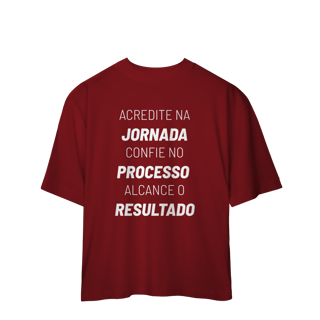 Nome do produto Camisetz Oversized Jornada Processo Resultado