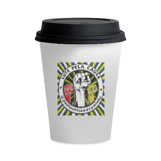 Nome do produto Copo de Cerâmica @pautaunicaeocaminho