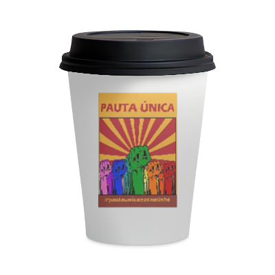 Nome do produto: Copo de Cerâmica @pautaunicaeocaminho