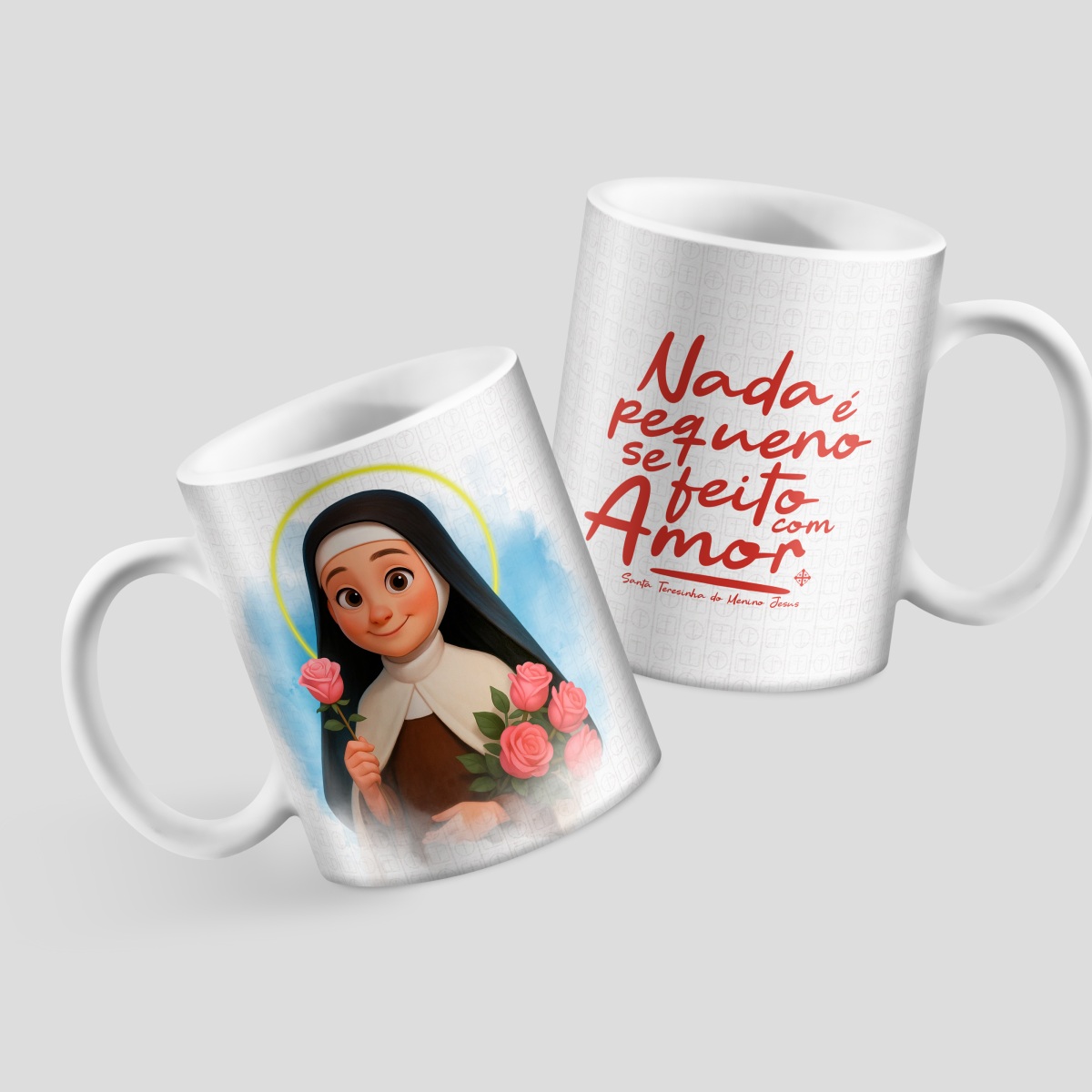 Nome do produto: Caneca Santa Teresinha do Menino Jesus