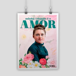 Nome do produto Poster Minha Vocação é o Amor