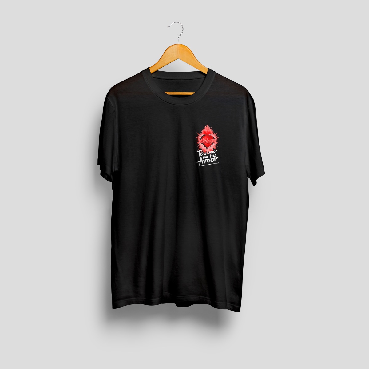 Nome do produto: Camisa Teu Amor Me Faz Amar