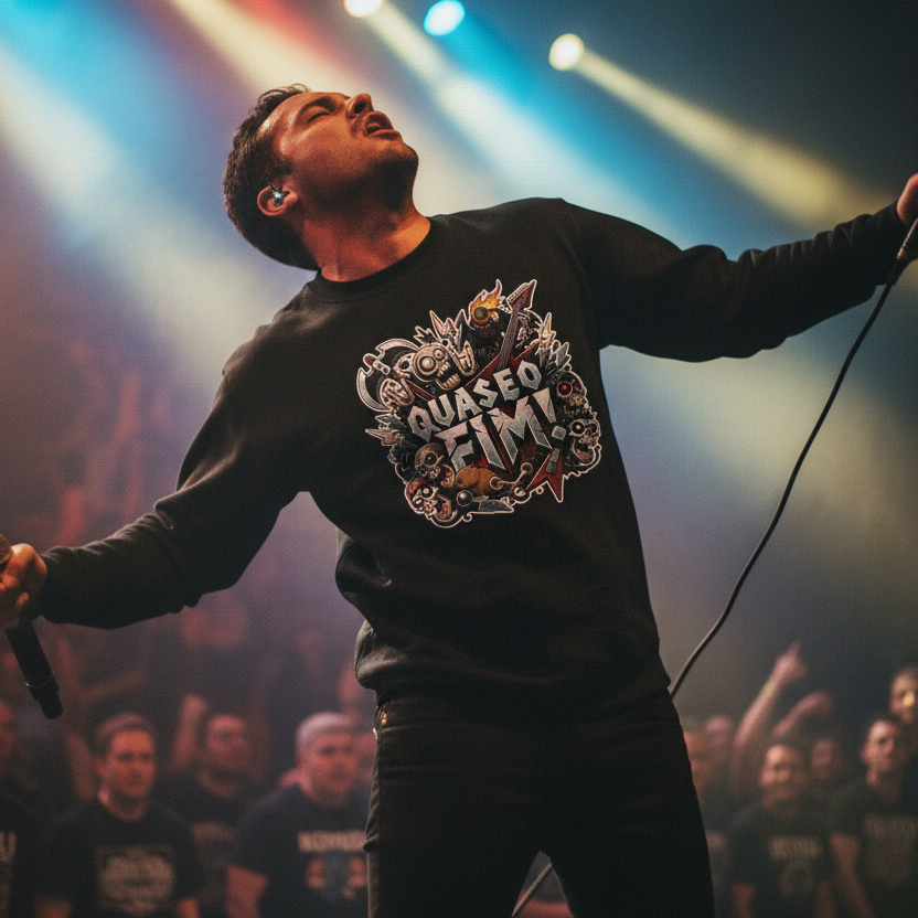 Nome do produto: Quase o Fim! - Banda - Moletom Prime