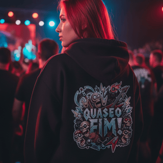 Quase o Fim! - Banda - Moletom com Zíper
