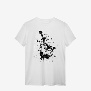 Nome do produtoGuitar Vector Splash - T-Shirt Quality