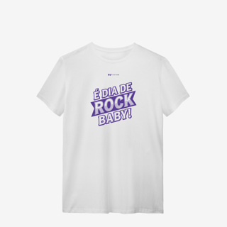 Nome do produtoÉ dia de Rock Baby - T-Shirt Quality