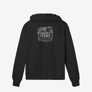Nome do produtoQuase o Fim! - Banda - Moletom com Zíper
