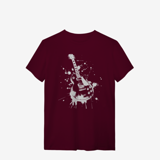 Nome do produtoGuitar Vector Splash - T-Shirt Quality
