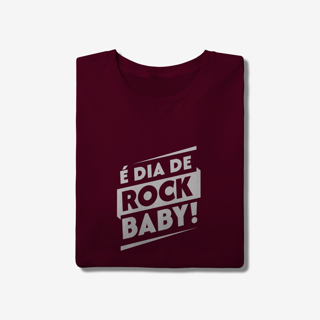 Nome do produtoÉ dia de Rock Baby! - T-Shirt Quality