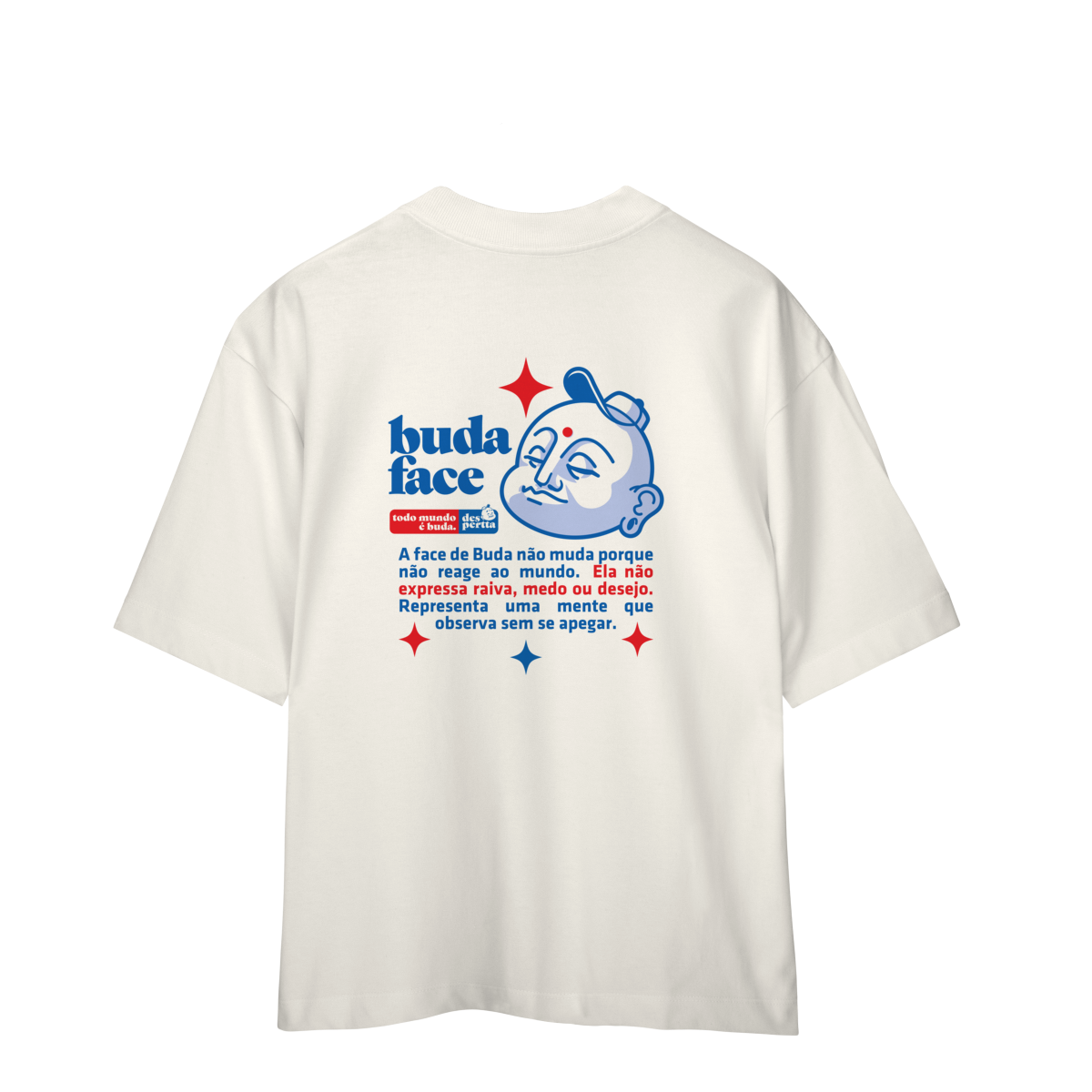 Camiseta Oversized Buba face (Desperta®)