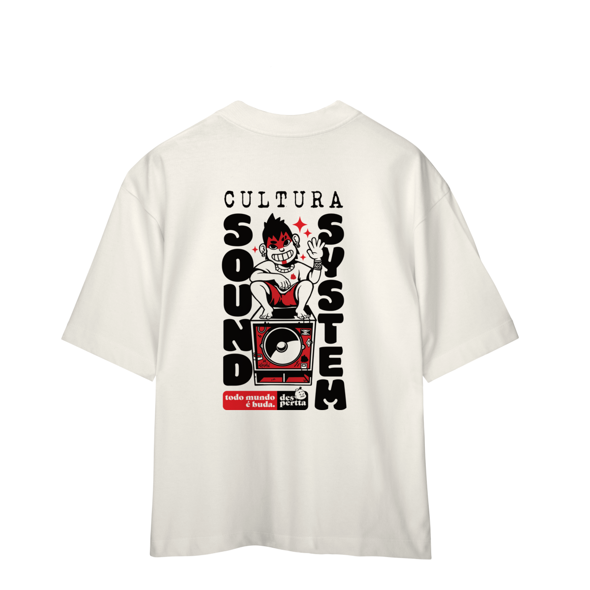 Nome do produto: Camiseta Oversized Sound System (Desperta®)