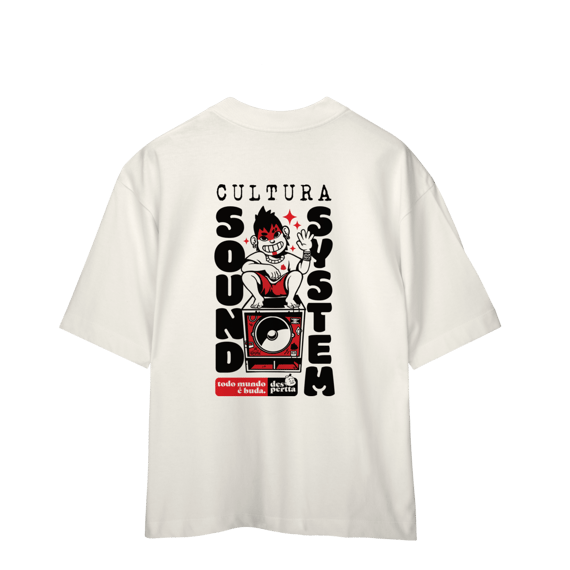Camiseta Oversized Sound System (Desperta®)