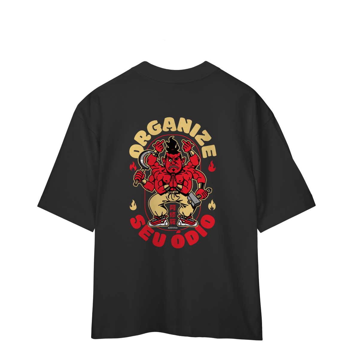 Nome do produto: Camiseta Oversized Organize seu ódio (Desperta®)