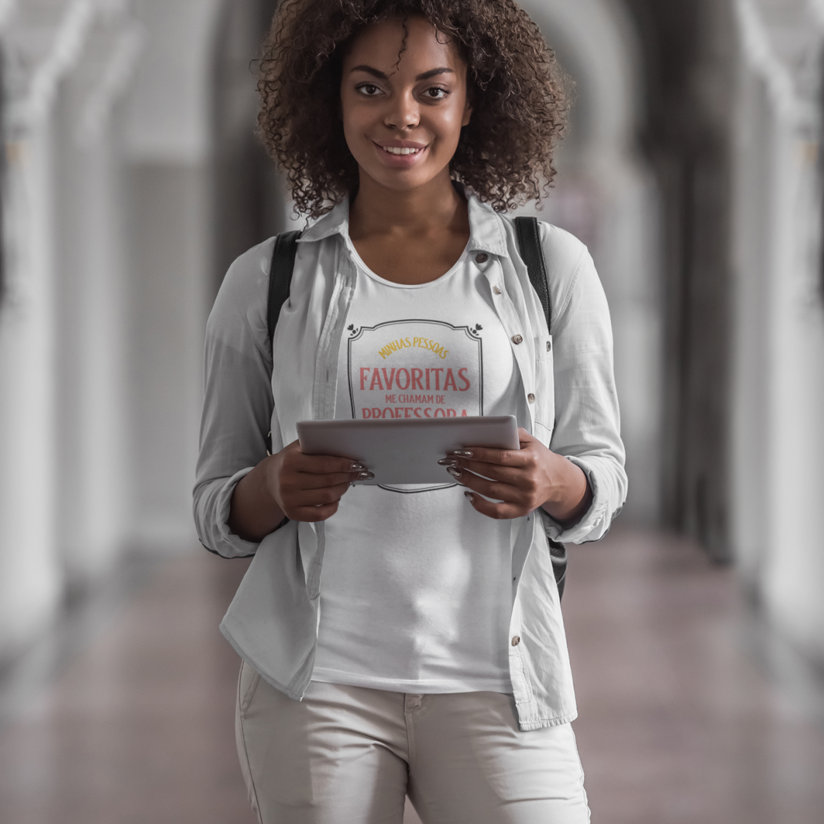 Nome do produto: Camiseta para professoras: \