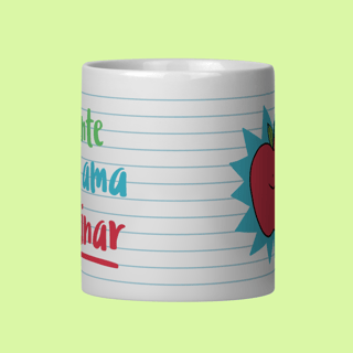 Nome do produto Caneca para professores: “Gente que Ama Ensinar”